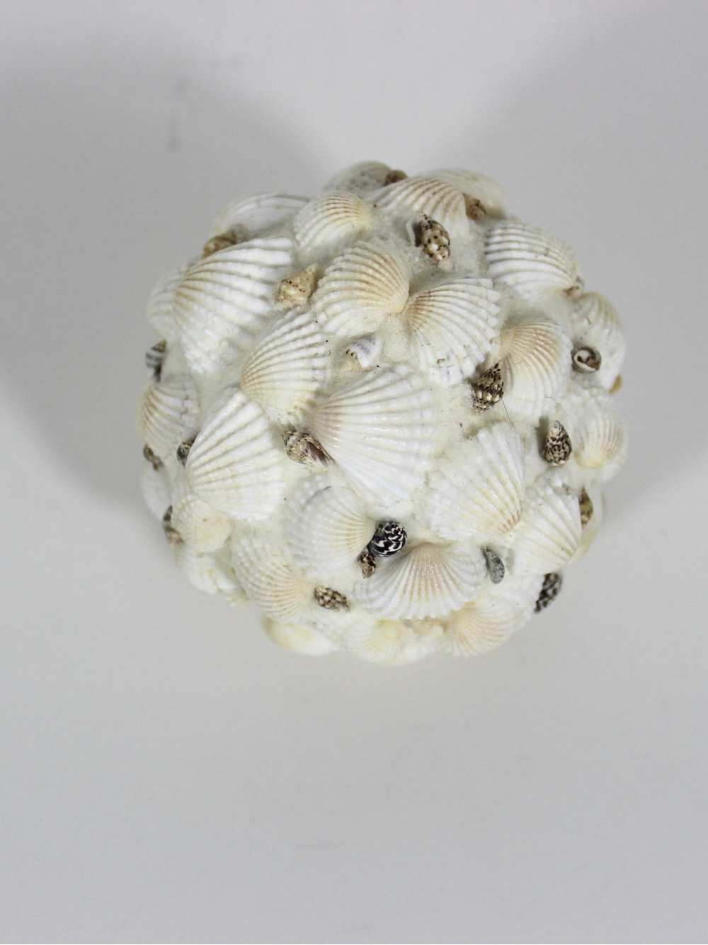 Vintage Decorative Shell Ball Sphere - Picture 3 of 5